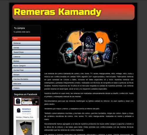 Remeras Kamandy